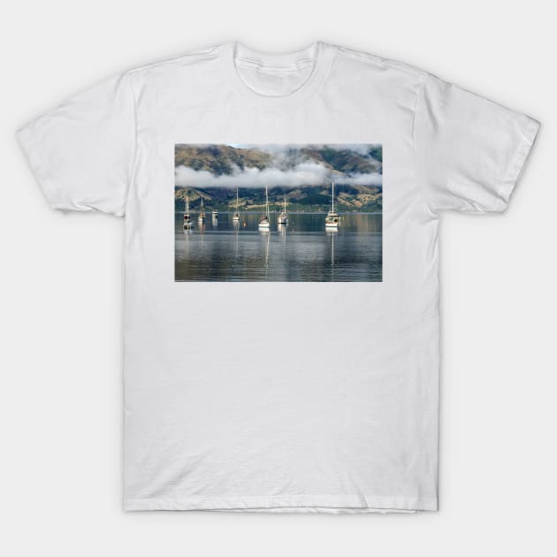 Akaroa Harbour T-Shirt by fotoWerner